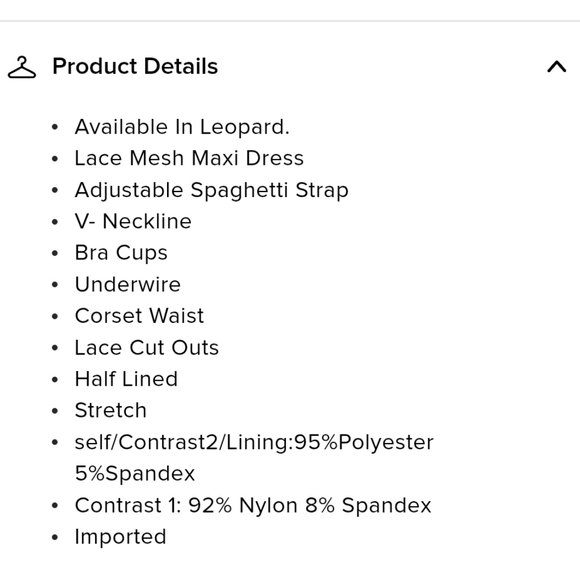 Gia Leopard Lace Mesh Maxi Dress - Leopard - Picture 2 of 2